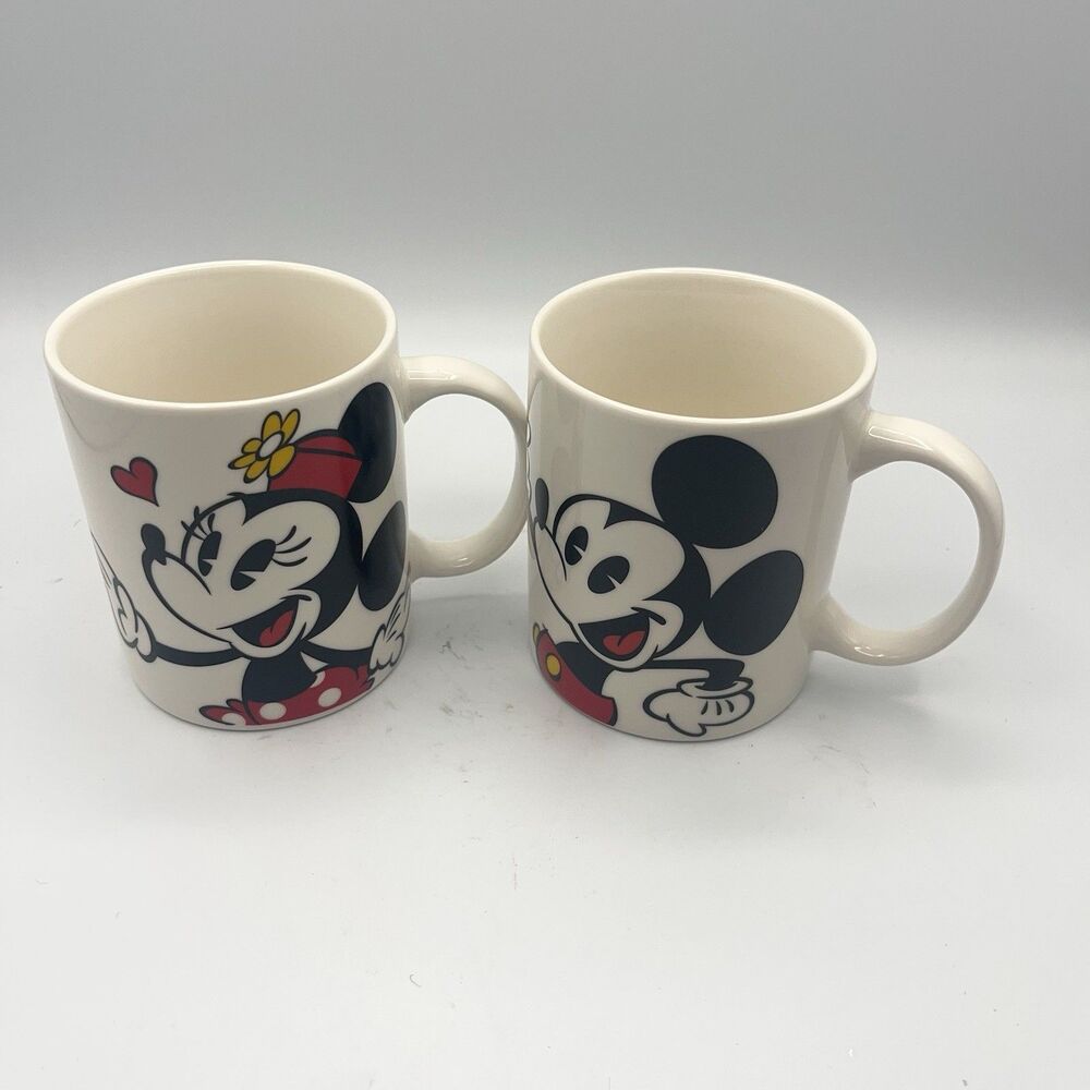 Minnie And Mickey Mouse Joyful 11 oz. Mug by Monogram - Set Of 2